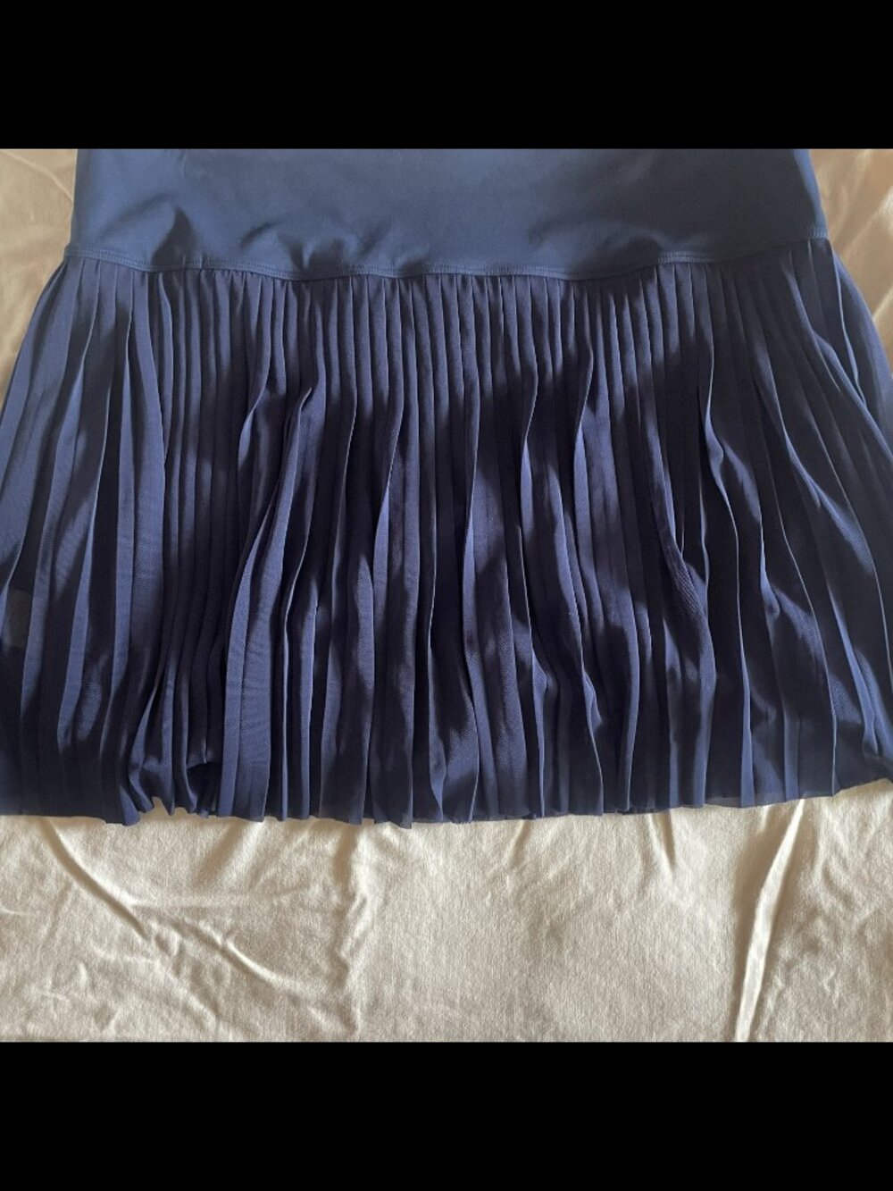 ACEGOLFS XL Navy Pleated Athletic Skirt - Picture 2 of 7
